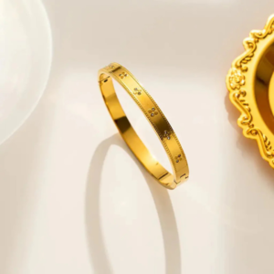 Timeless Clover Zirconium Bracelet 18K Gold Plated
