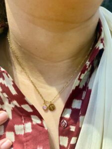 Personalized Charm Necklace 18K Gold Plated