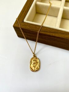 Personalized Charm Necklace 18K Gold Plated