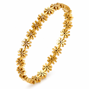 Daisy Bracelet 18K Gold Plated