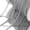 Personalized Custom Bracelet 18K Gold Plated - Textureed Dainty Thin Chain (Silver)