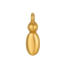 Initial Bubble Necklace 18K Gold Plated - I