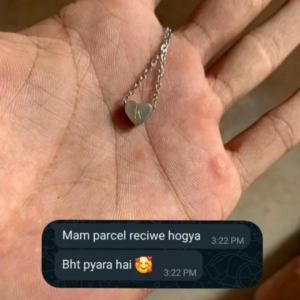 Personalized Heart Initial Engraving 18K Gold Plated Necklace