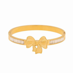 Chic Bow Hand Cuff 18K Gold Plated