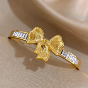 Bow Bracelet 18K Gold Plated