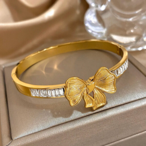 Bow Bracelet 18K Gold Plated