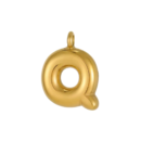 Initial Bubble Necklace 18K Gold Plated - Q