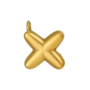 Initial Bubble Necklace 18K Gold Plated - X