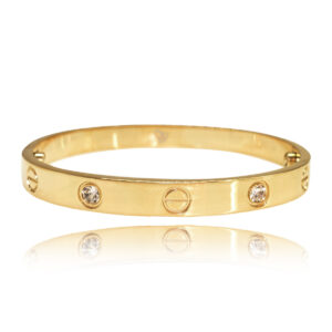Minimal Zirconium Bracelet 18K Gold Plated