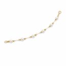 Personalized Custom Necklace 18K Gold Plated - Pearl Chain