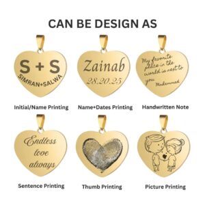 Personalized Laser-Engraved Necklace