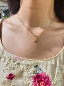 Personalized Charm Necklace 18K Gold Plated