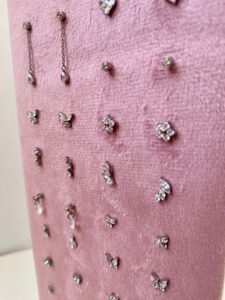 Trinity Zirconia Labret Titanium Stud Earrings S925