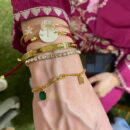 Personalized Charm Bracelet 18K Gold Plated