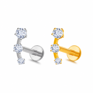 Starlight Zirconium Labret Zirconium Stud S925