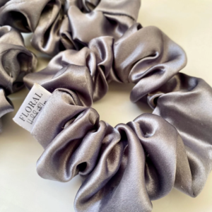 Gray Scrunchie