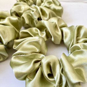 Muted mustard-olive Scrunchie