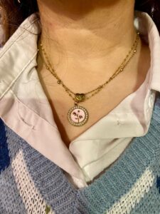 Personalized Charm Necklace 18K Gold Plated